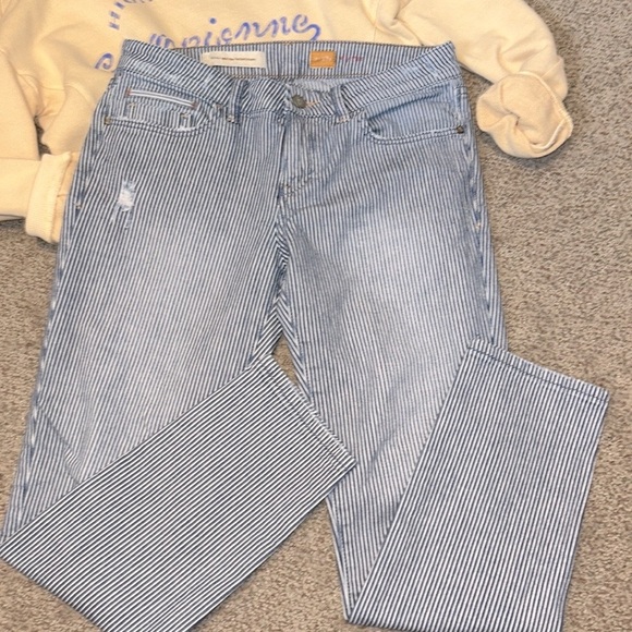 Anthropologie Pilcro and The Letterpress Hypen Railroad Jeans - Picture 5 of 8